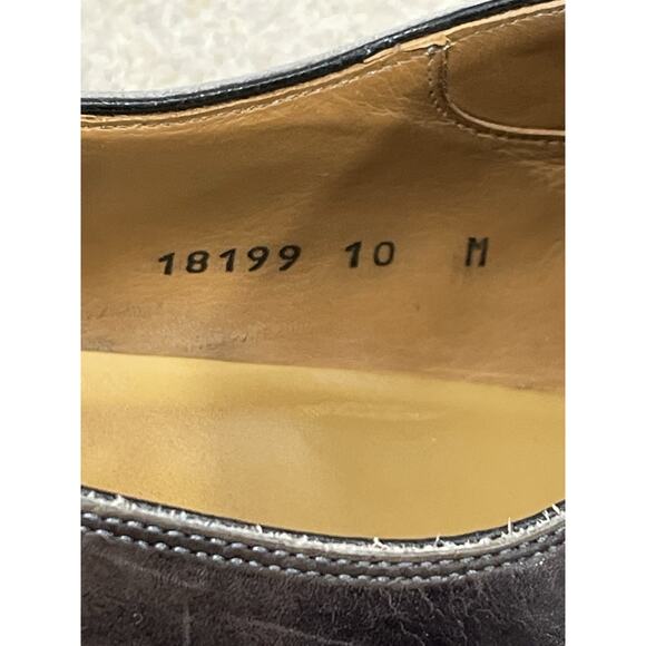 Magnanni Men\'s Brown Gerardo Leather Brogue Medallion Oxford Shoes - Sz 10